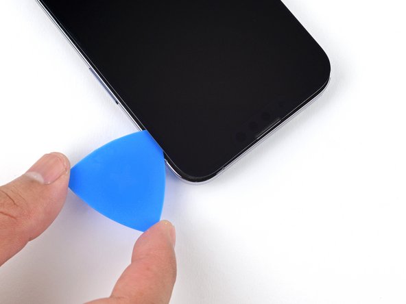 تعویض صفحه نمایش iPhone 13 Pro Max، چسب بالایی را جدا کنید: مرحله 12، تصویر 1 از 3