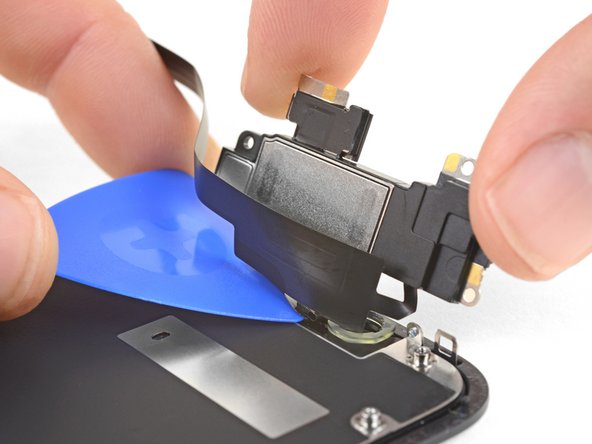تعویض ال سی دی و دیجیتایزر آیفون XR، سنسور مجاورت را باز کنید: مرحله 29، تصویر 1 از 3