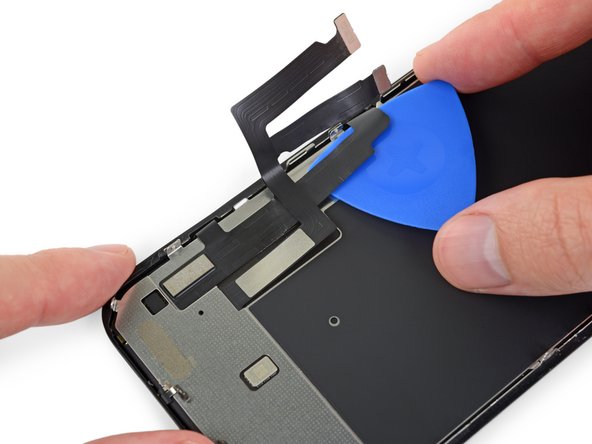 تعویض ال سی دی و دیجیتایزر آیفون XR، کابل های نمایشگر را جدا کنید: مرحله 37، تصویر 1 از 2